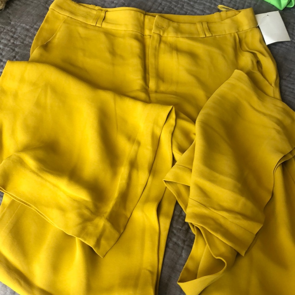 Nwt HOSS wide leg mustard pants